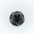 white-2.jpg Zodiac Dice / Dodecahedron