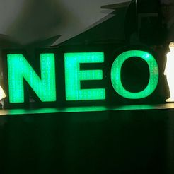 neo.jpg NEO LED lamp with Lithophanie