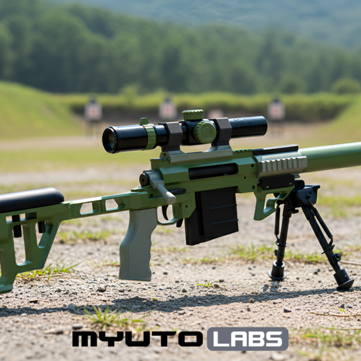 DVE-10M - Toy rifle project, FREE for editing (STL+STEP Included)