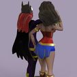 wonder-e-bat.688.jpg Fichier STL Selfie de Wonder Woman et Batgirl・Objet pour impression 3D à télécharger
