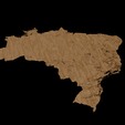 6.png Topographic Map of Brazil – 3D Terrain