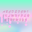 Cover-2-s.png Lowercase Font 2 Stamp Stl Files - STL Digital File Download- 3 sizes alphabet