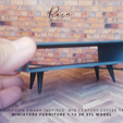 scandinavian-AMARA-inspired-MID-CENTURY-COFFEE-TABLE-MIniature-Furniture-10.png Amara-inspired Mid Century Coffee Table With Open Shelf, Miniature Table, Mini Furniture, Dollhouse Furniture