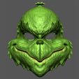 the_grinch_mask_002.jpg The Grinch Mask Christmas Costume Halloween Cosplay STL File