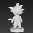 Chibi-Son-Goku-Figure-Model-7.jpg Le joyeux héros de la race Saiyan en 3D : figurine de Son Goku Chibi