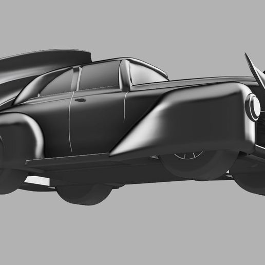 1940's Inspired Batmobile 3D model