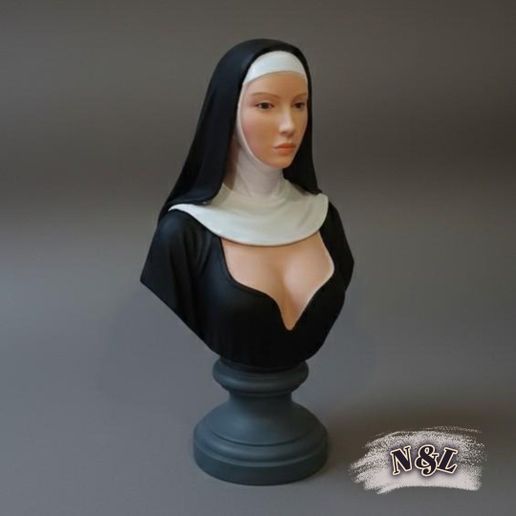 zako.jpeg Элегантный бюст монахини