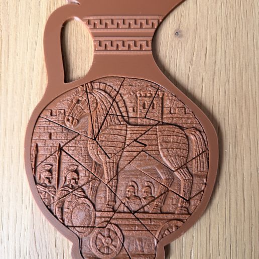 Trojan horse amphora 3D model