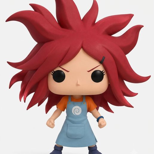 Kushina Uzumaki Red Habanero Chibi – Naruto Shippuden 3D Print (STL + 3MF)
