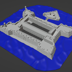 SAN-JUAN-DE-ULUA.png STL-Datei FESTUNG VON SAN JUAN DE ULUA・Design für den 3D-Druck zum Herunterladen