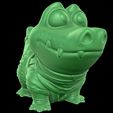 Croc-the-Crocodile.jpg Archivo STL Croc the Crocodile (Easy print no support)・Diseño para descargar y imprimir en 3D