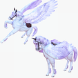 portada5.png HORSE PEGASUS - HORSE - DOWNLOAD Pegasus horse 3d model - animated for blender-fbx-unity-maya-unreal-c4d-3ds max - 3D printing HORSE HORSE PEGASUS