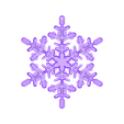 CT-Snowflake_FFF.stl Fichier STL gratuit Snowflake・Design à télécharger et à imprimer en 3D