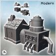 1-PREM.jpg Post-apocalyptic industrial building with large ventilation turbines, pipes, and brick building (17) - Future Sci-Fi SF Post apocalyptic Tabletop Scifi 28mm 15mm 20mm Modern