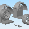 parts.png Wheel Balancer 3d printable in various scales