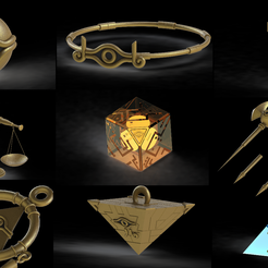 pack.png STL-Datei Millennium Items Komplettpaket (Yu-Gi-Oh)・3D-druckbares Design zum Herunterladen