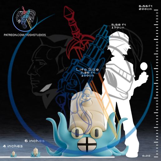 Size.jpg Life Sized #0139 3D Printer File STL