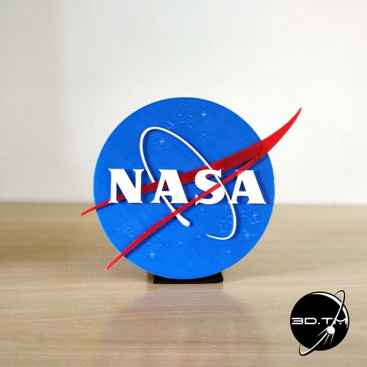 NASA_002.jpg Download free STL file NASA "Meatball" Insignia • 3D printer template, tmatosc