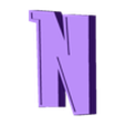 N.stl Letters and Numbers POKEMON (2 colors) Letters and Numbers | Logo
