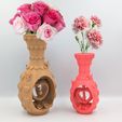 VASE-H-and-R-04.jpg THE HEARTS AND FLOWERS VASE AND A CUTE SNAIL, printed in place without supports