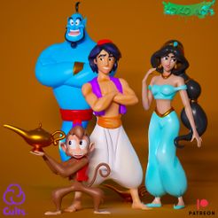 tbrender_003-Recovered-Recovered.jpg STL file Aladdin (pack) bundle・3D printable design to download