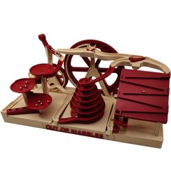 4c.jpg 3D file Triple Marble Machine - The Two Wheeler - Out Of Marbles・3D printing template to download, OutOfMarbles