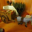 P1220167.JPG A cart with crates of vegetables and fruit