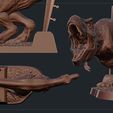 Screenshot_8.jpg Jurassic park Jurassic World Tyrannosaurus Rex - 3D Print Model 3D print model