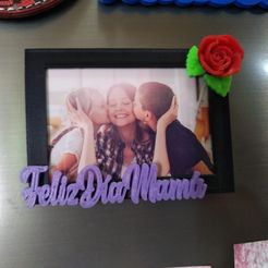 225f0291-e4d6-46a0-8e4f-8d5880f3ff9f.jpg STL file Magnetic photo frame happy mother's day・3D printing design to download