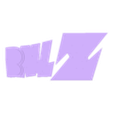 DBZ-base_droite épaisseur +.STL DBZ LOGO