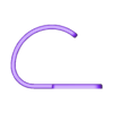 hook_curtain_long.STL Halter für Gardinenhaken