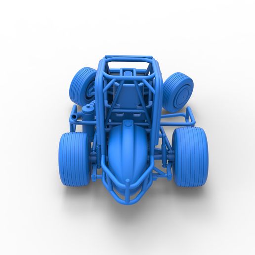 66.jpg Diecast Midget car while turning Scale 1:25