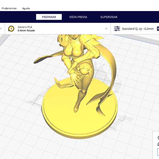 CE3PRO_merlin-UltiMaker-Cura-8_10_2025-12_09_07.png 3D Figure of Merlin - The 7 Deadly Sins - Nanatsu no Taizai