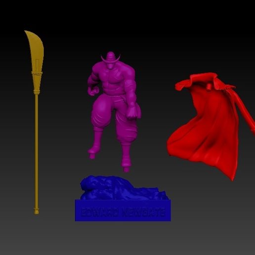 kkj.jpg Edward Newgate - Whitebeard - One piece - 3D print - CNC wood