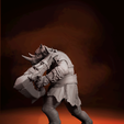 Side-Hacha.png RAINO WITH AXE -The Rhino warrior