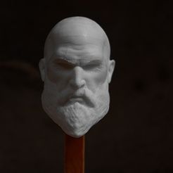gow1.jpg STL file kratos keychain・3D print design to download