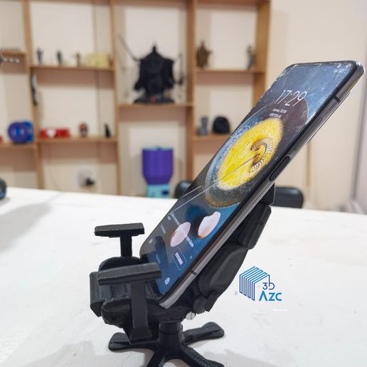 Executive Reclining Swivel Reclining Executive Chair Phone Stand 3D model