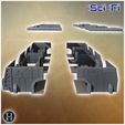8.jpg Massive rectangular industrial facility with numerous vents and heavy-duty reinforced walls (4) - Future Sci-Fi SF Post apocalyptic Tabletop Scifi Wargaming Planetary exploration RPG Terrain