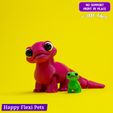 2.jpg Lizard Lilu the cute articulated flexi toy (STL & 3MF)