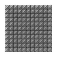 3D-P1-01.JPG Geometrical Square Diamond pattern panel 3D print model