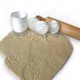 Photoroom_20251105_110243.jpg Набор штампов Winter Playdough - роликовые и круглые штампы | STL-файлы