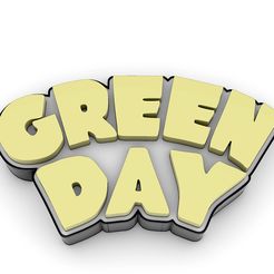 green-day.jpg Archivo OBJ Green Day・Diseño de impresión en 3D para descargar