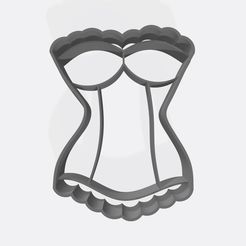 Corset.jpg Fichier STL Emporte-pièce corset sexy - emporte-pièce - emporte-pièce・Objet imprimable en 3D à télécharger