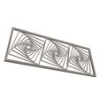 Wireframe-Forging-Iron-Railing-2.jpg -Datei Rahmen Schmiedeeisen Geländer herunterladen • 3D-druckbare Vorlage, Caspian3DWorld