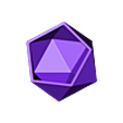 Icosahedron TEALIGHT HOLDER.stl Icosahedron Tealight Holder