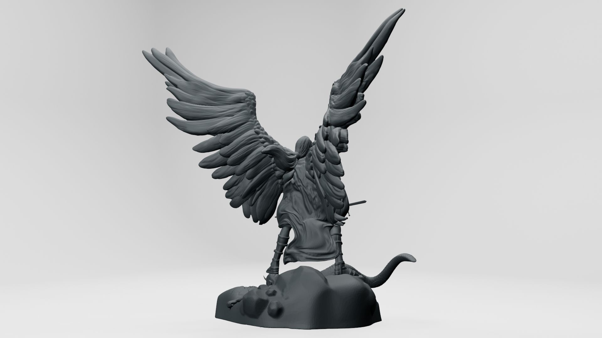 5.jpg Download file St. Michael the Archangel, 3D Printing, 3D printable • Object to 3D print, ronnie_yonk