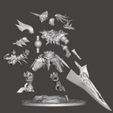 7.jpg NIGHTMARE - SOUL CALIBUR  Articulated with 2 Soul Edge Swords HIGH POLY STL for 3D Printing