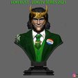 01.jpg Loki Bust - TV series 2021 - Marvel Comics 3D print model