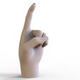 pic1.jpg Hand Index Finger Ring Display Statue