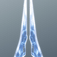 epee halo pour manche.png Free STL file halo energy sword・3D printing model to download